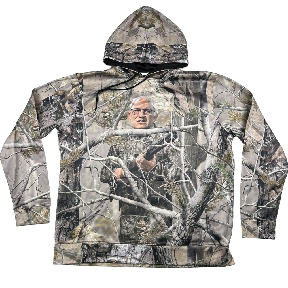 American AF Hoodie Mens 3XL‎ Camo Hunting Graphic Pullover Sweatshirt